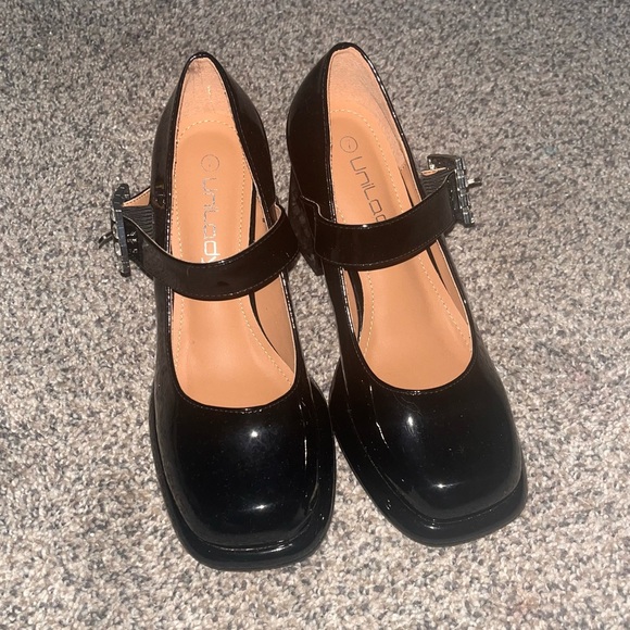 Mary Jane Shoes - Chunky heel Mary Jane shoes. NEVER wore because they came in a size too big.